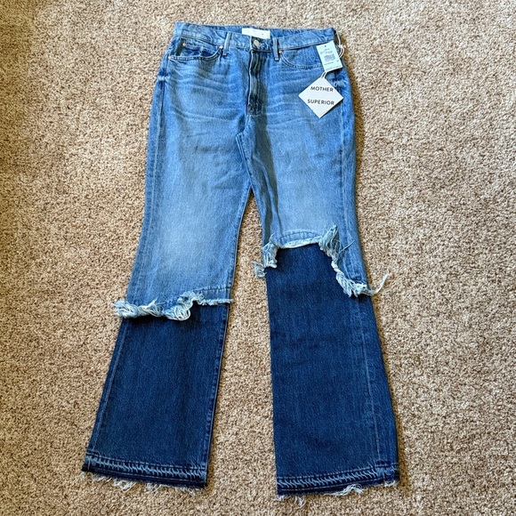NWT Mother Dual Desperado Sneak Jean - Picture 4 of 6